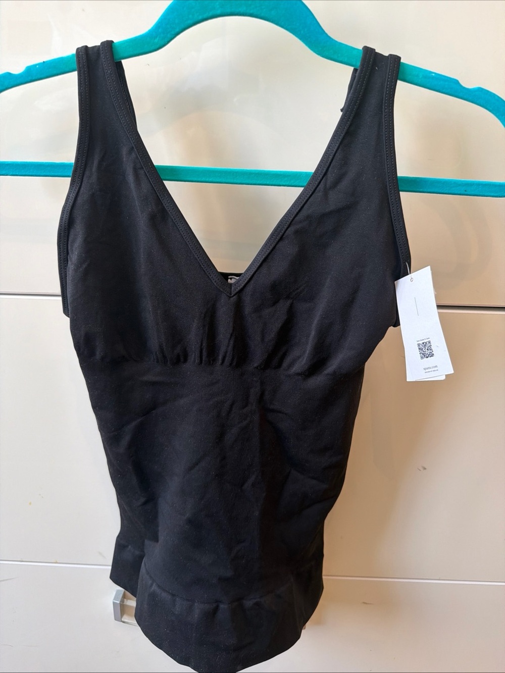 Spanx Women's Seamless Shaping Tank Top large black 10423R